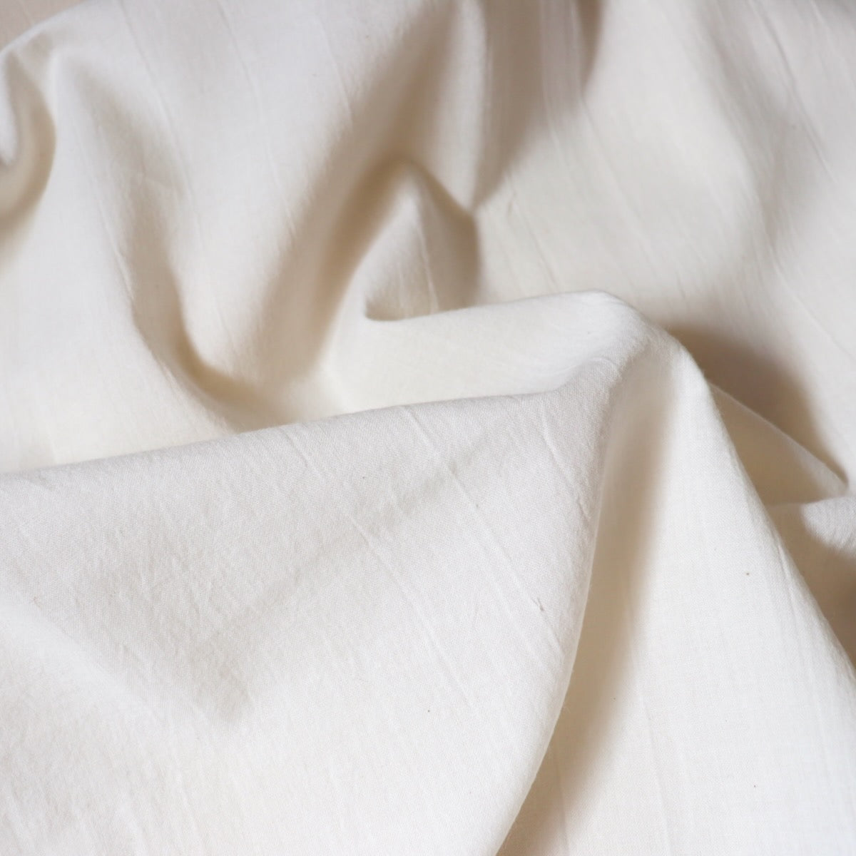 organic cotton fabric by the yard off white