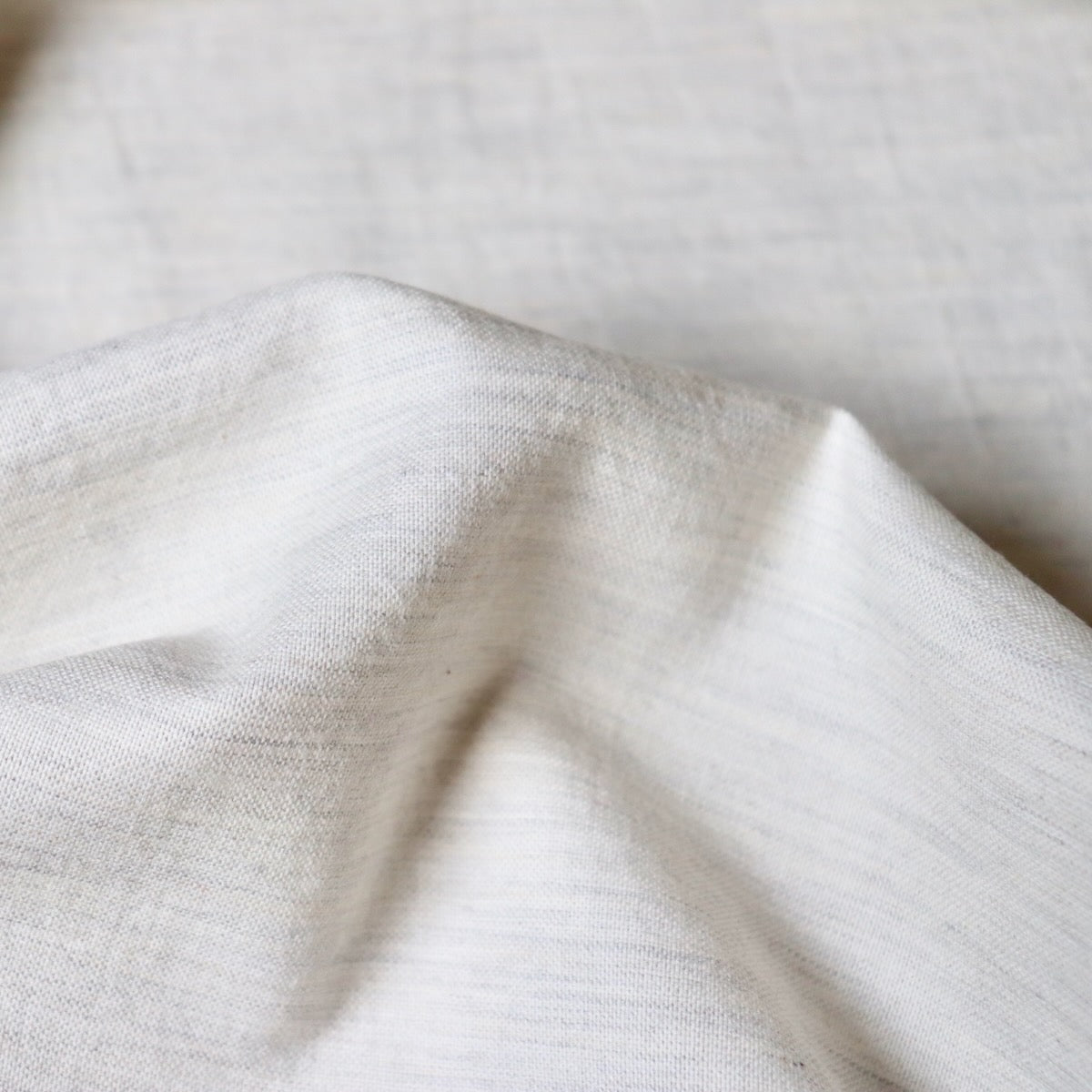 organic cotton oxford cloth light heather grey shirt fabric