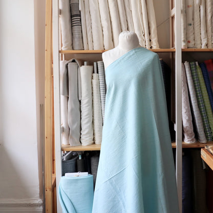 Glacier Blue Handloom Cotton Twill