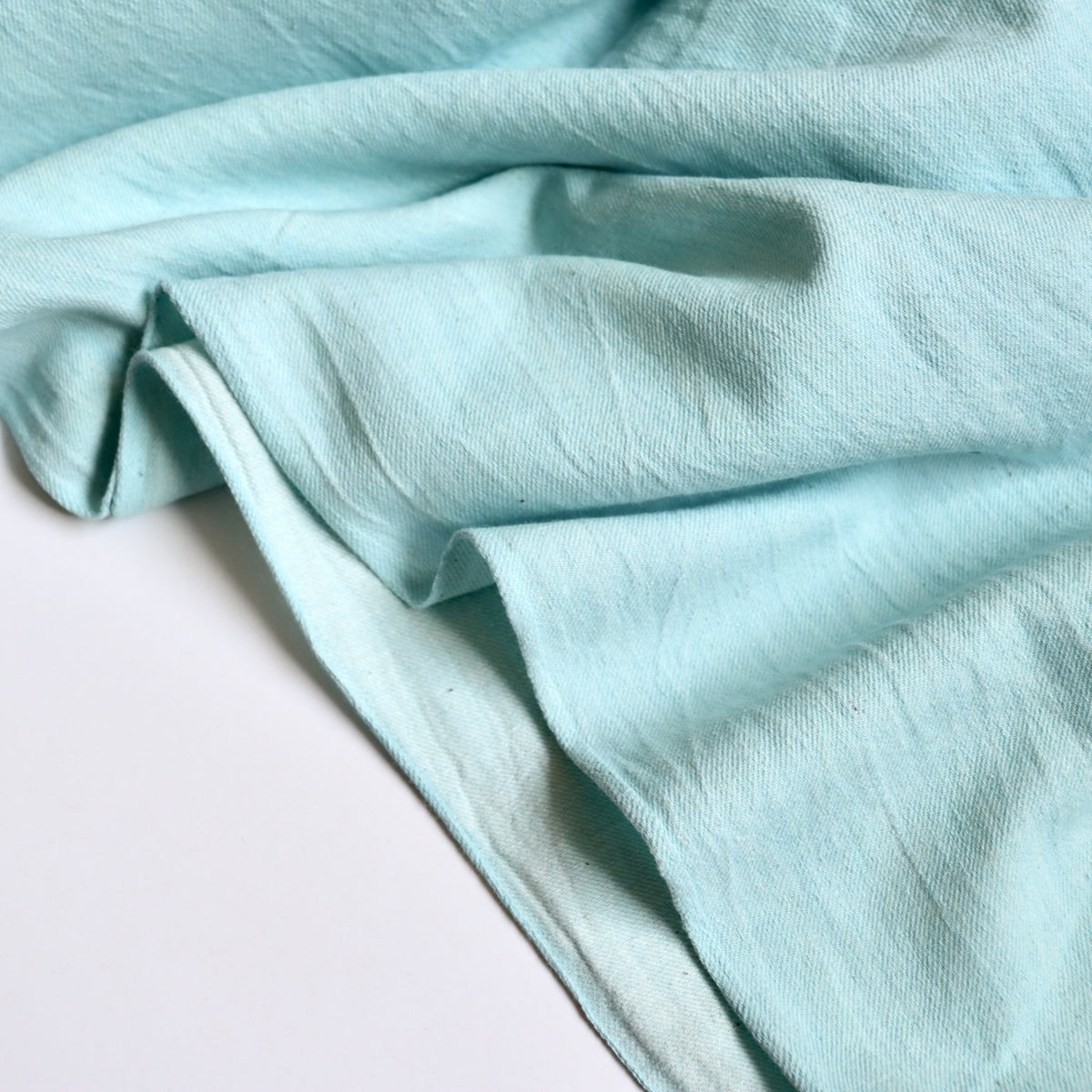 Glacier Blue Handloom Cotton Twill