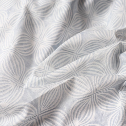 Brahma Karma Block Print — Grey Big Petal