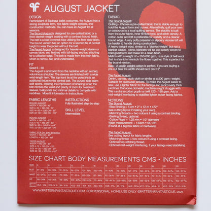 Pattern Fantastique August Jacket