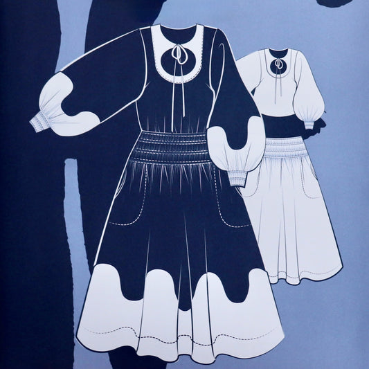 pattern fantastique harmonic skirt and top sewing pattern
