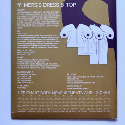 Pattern Fantastique Mersis Dress & Top
