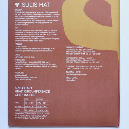 Pattern Fantastique Sulis Hat