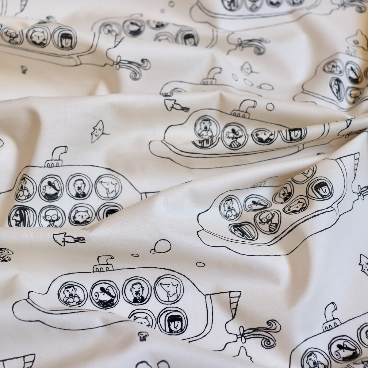 We All Live in a Japanese Cotton Lawn Submarine