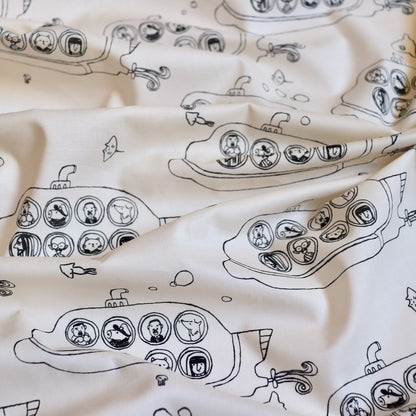 We All Live in a Japanese Cotton Lawn Submarine