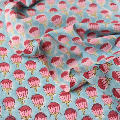 small floral print Indian cotton for sewing and quilting