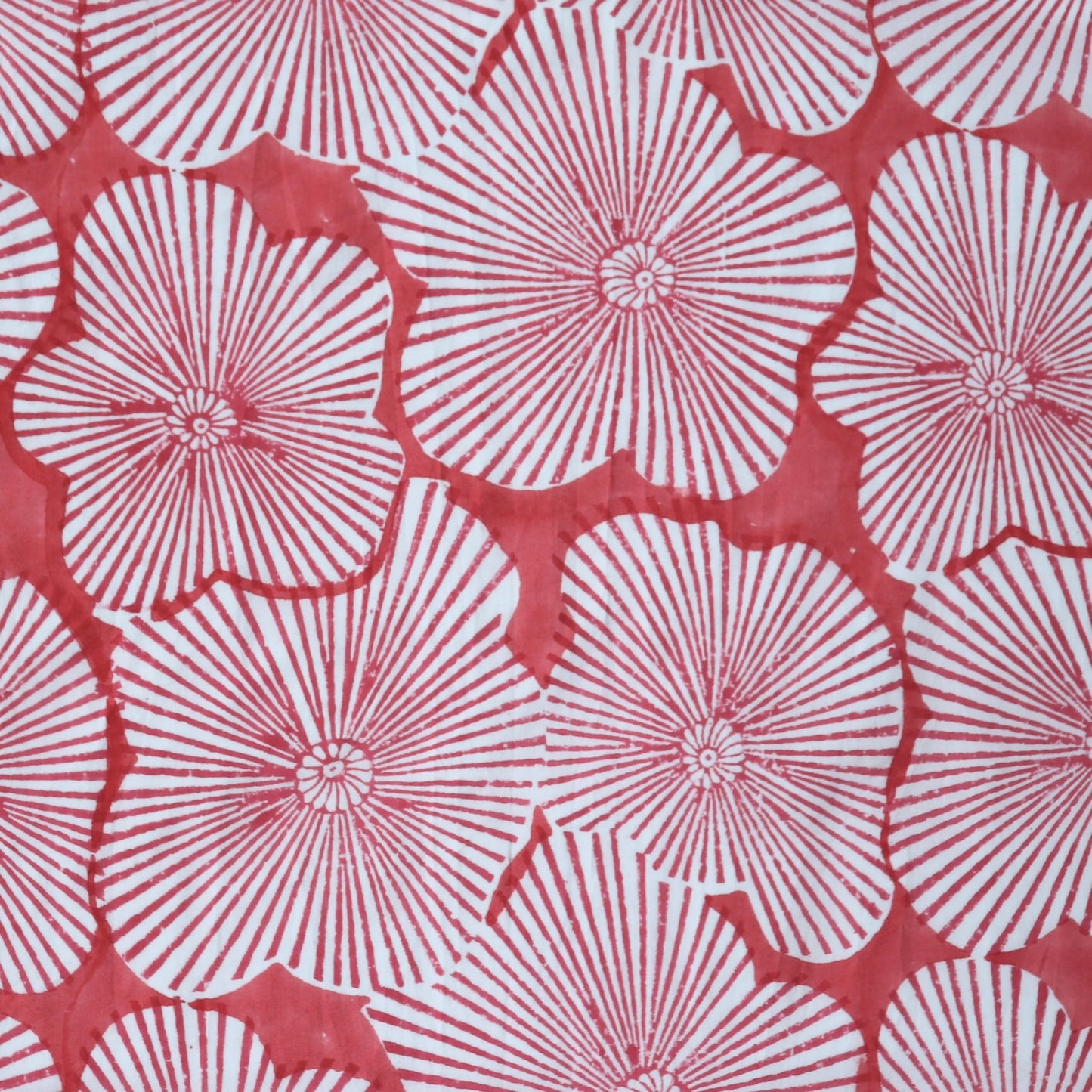 Swatch — Lychee Pink Block Print Cotton