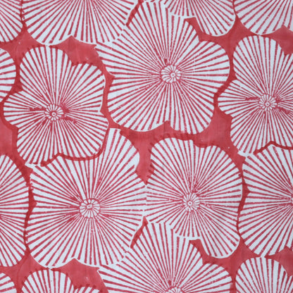Lychee Pink Block Print Cotton
