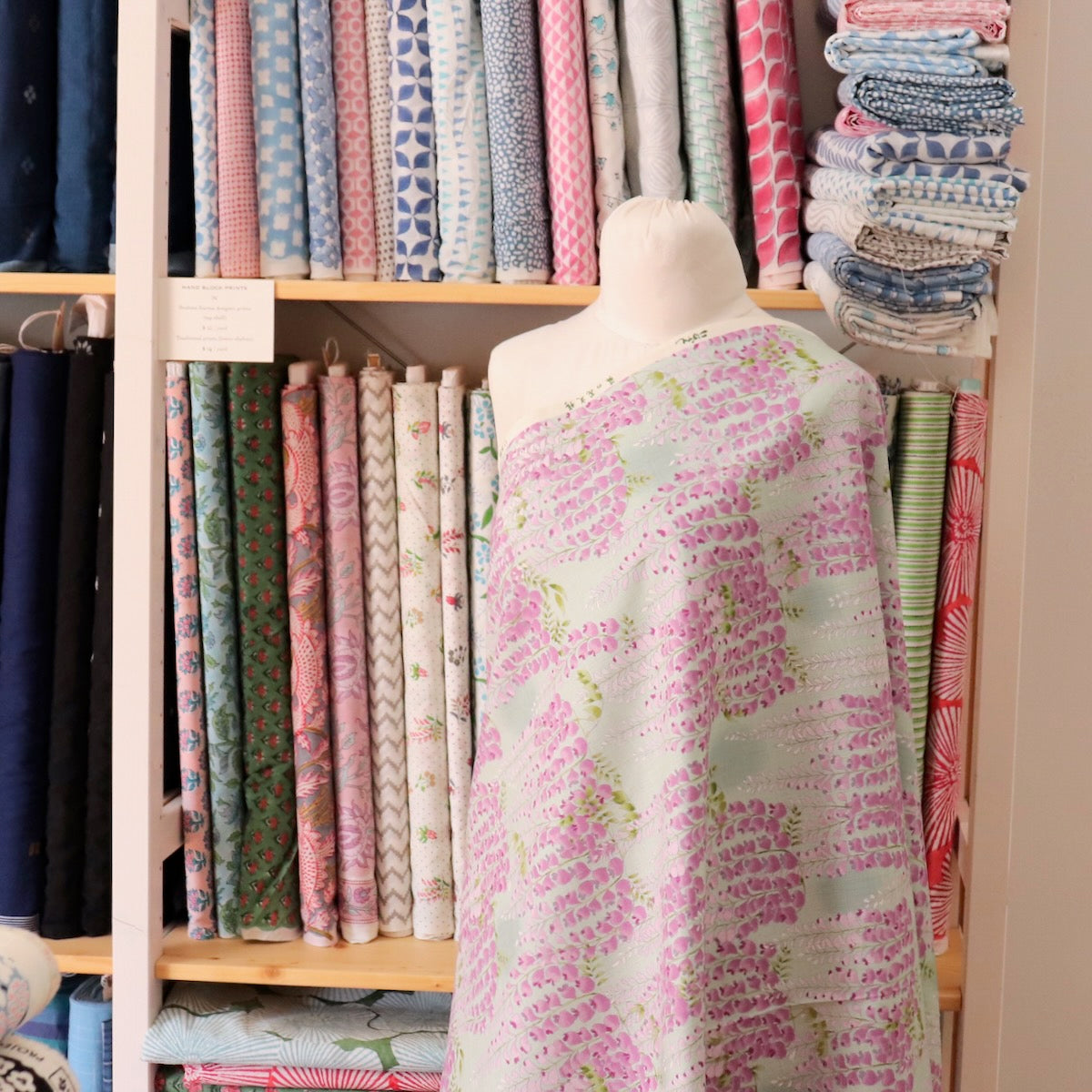 Wisteria Cotton Dobby