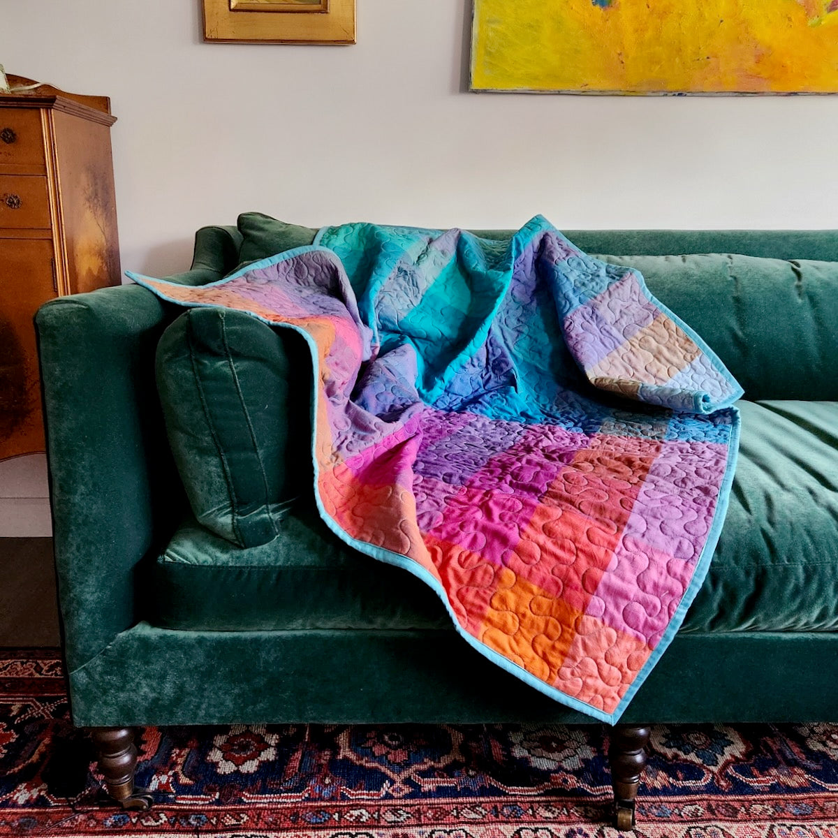 Over the Rainbow Square Quilt Kit