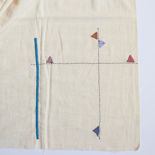 raasleela embroiderd line cotton fabric