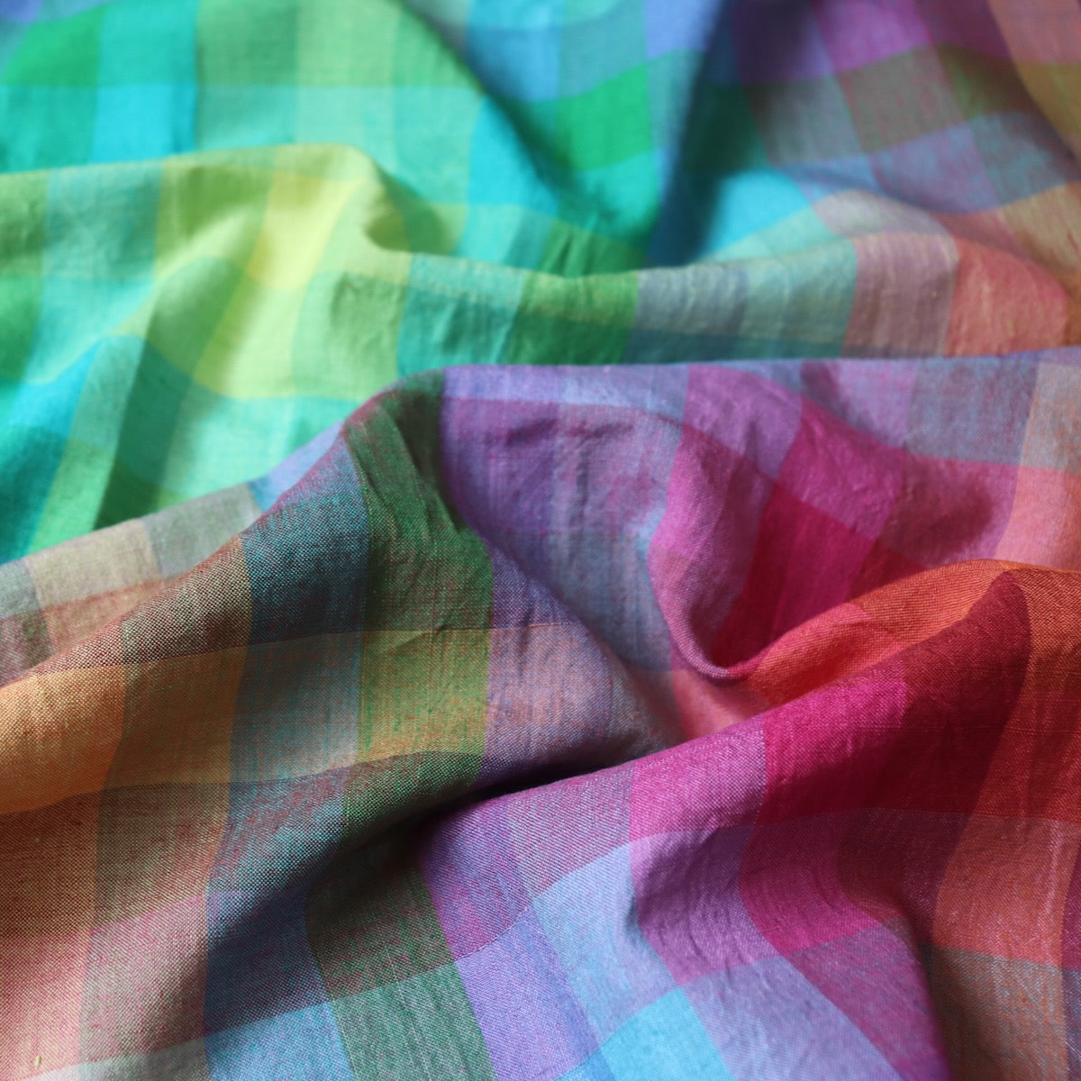 Prismatic Check Handloom Cotton