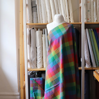 Interlaced Rainbow Handloom Cotton