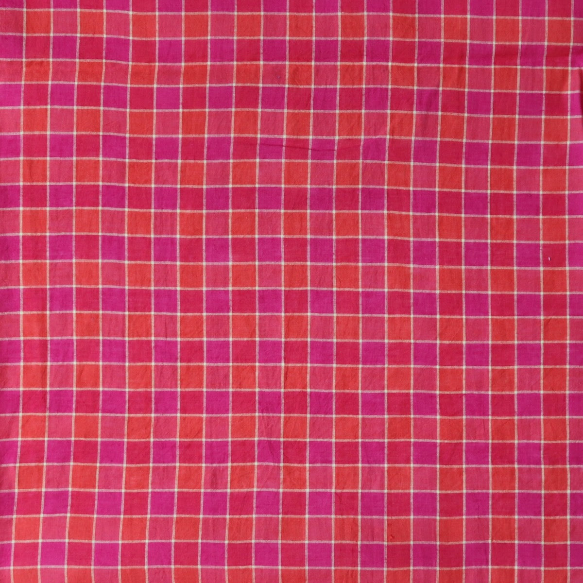 Vibrant Check Handloom Cotton