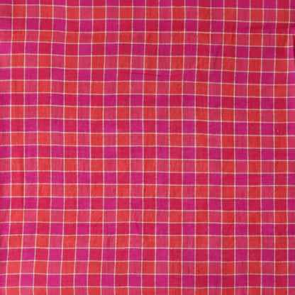 Vibrant Check Handloom Cotton