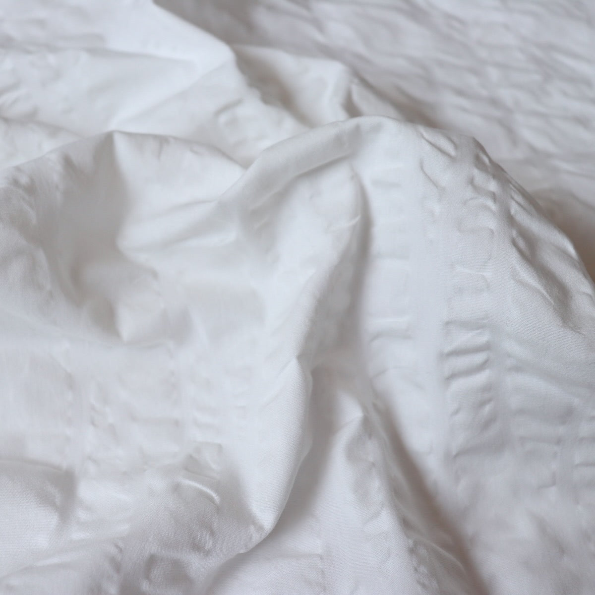 salt processed japanese cotton lawn fabric white crinkle shirt material