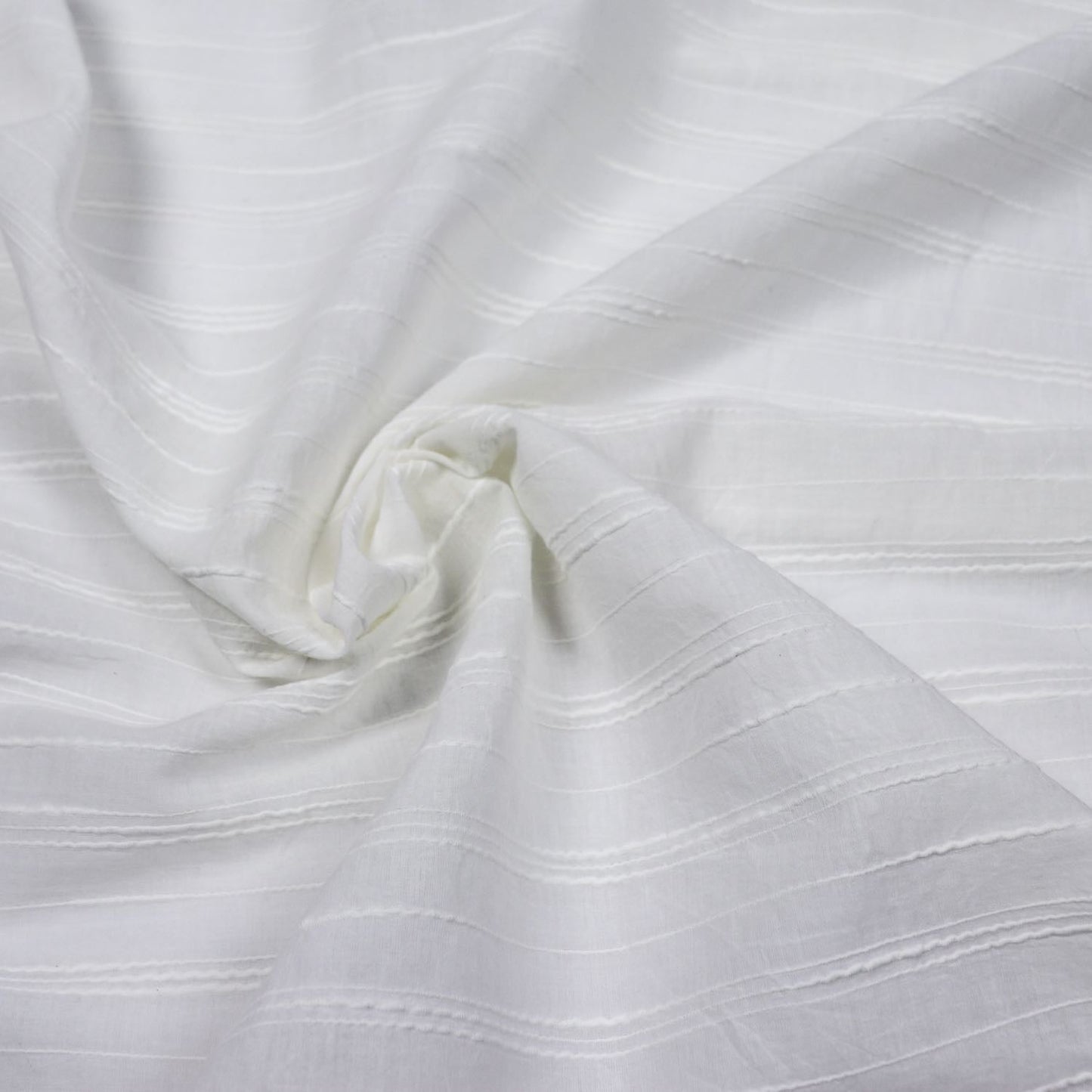 Sinuous Stripe Handloom Cotton — 0.4 Yard Remnant