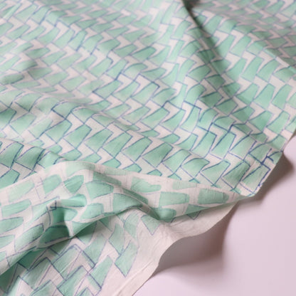 Brahma Karma Block Print — Teal Seven