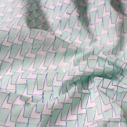 Brahma Karma Block Print — Teal Seven