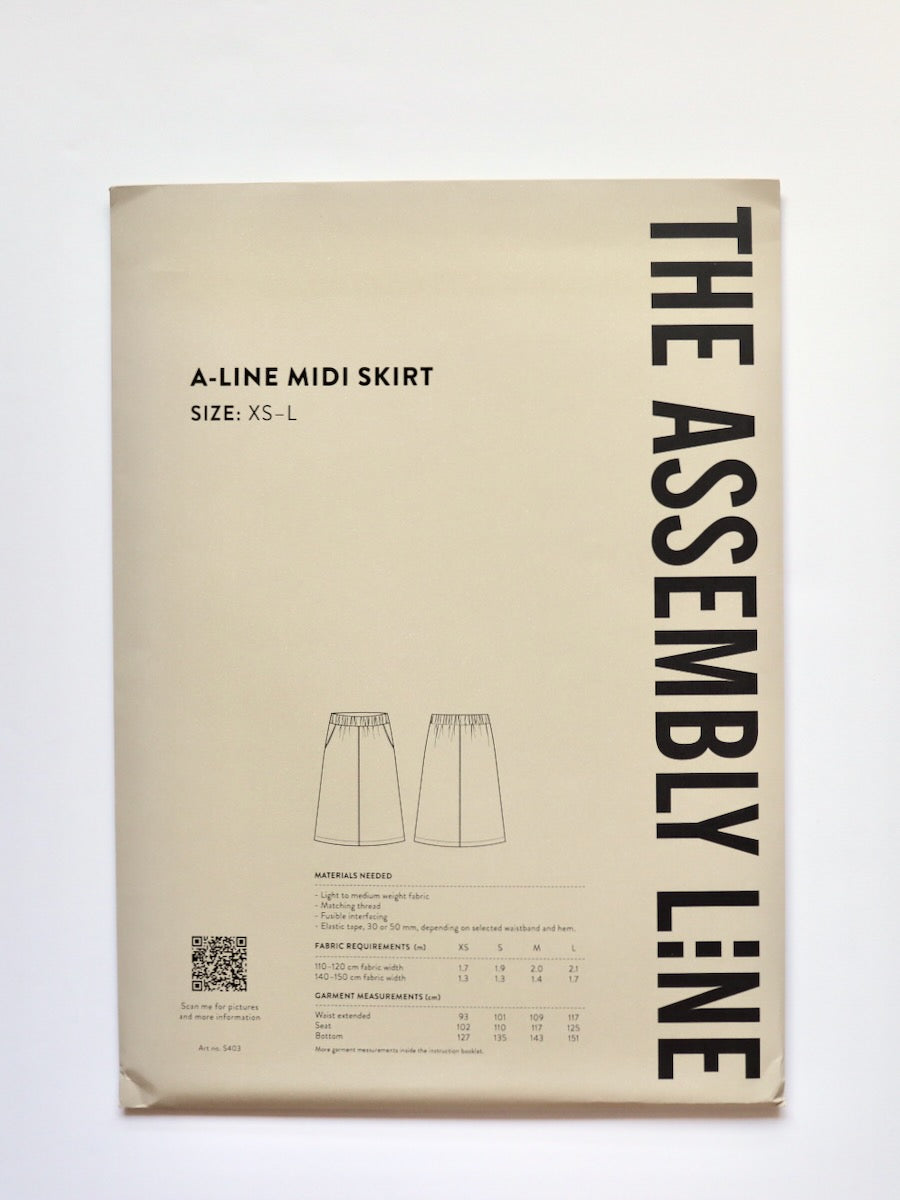 The Assembly Line A-Line Midi Skirt
