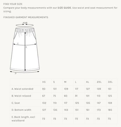 The Assembly Line A-Line Midi Skirt