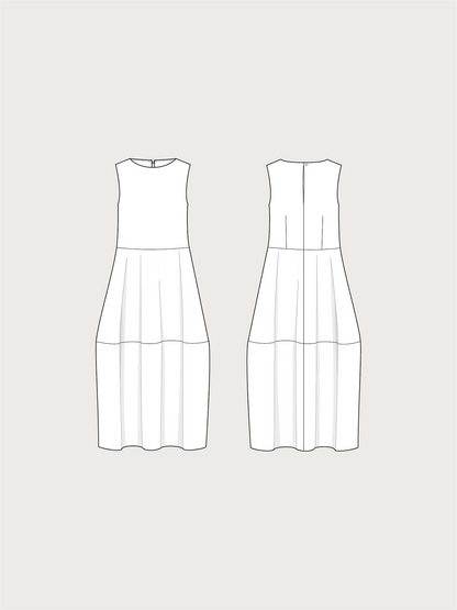 The Assembly Line Barrel Dress