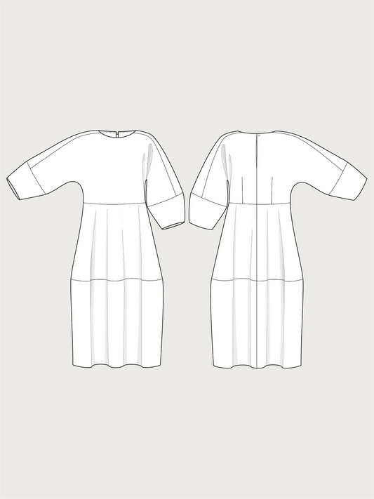 The Assembly Line Barrel Dress sewing pattern