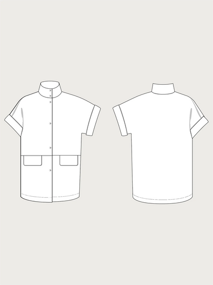 The Assembly Line Cap Sleeve Vest sewing pattern