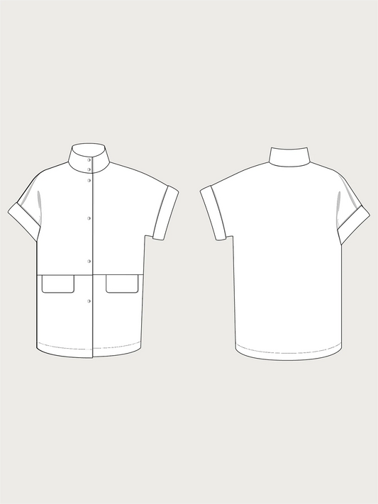 The Assembly Line Cap Sleeve Vest sewing pattern