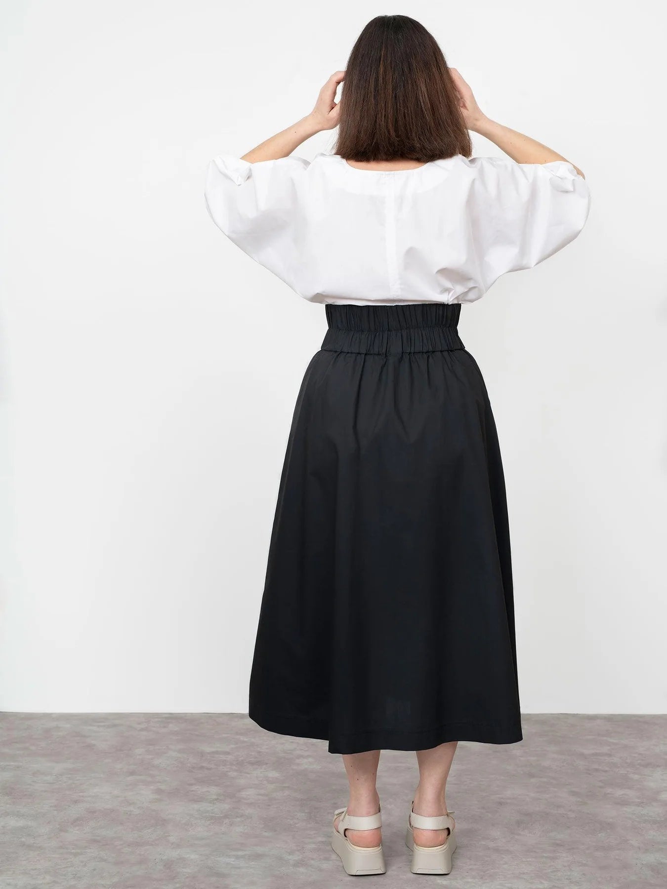 The Assembly Line Elastic-Waist Maxi Skirt