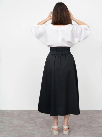 The Assembly Line Elastic-Waist Maxi Skirt
