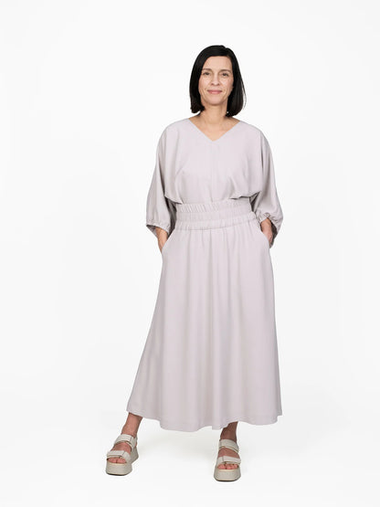 The Assembly Line Elastic-Waist Maxi Skirt