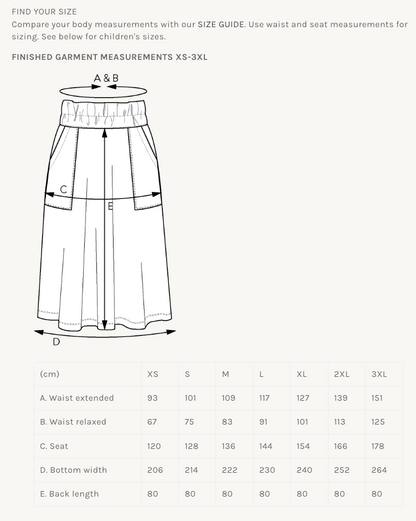 The Assembly Line Elastic-Waist Maxi Skirt