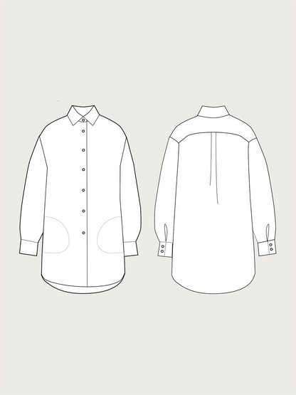 The Assembly Line Oversize Shirt sewing pattern