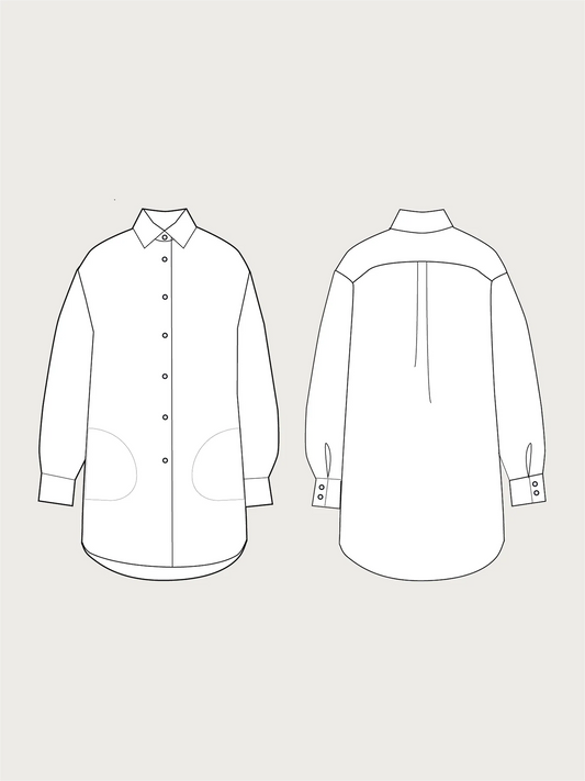 The Assembly Line Oversize Shirt sewing pattern
