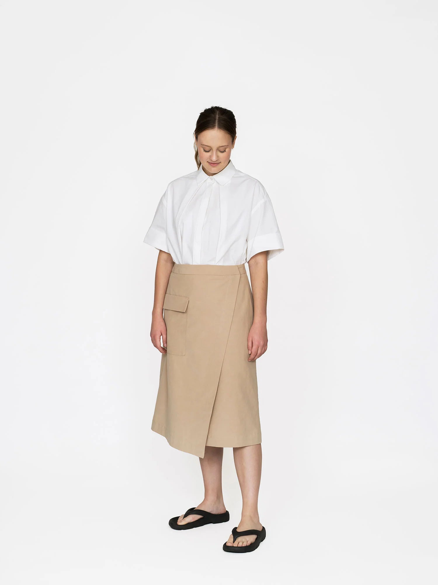 Asymmetric Midi Skirt sewing pattern by The Assembly Line