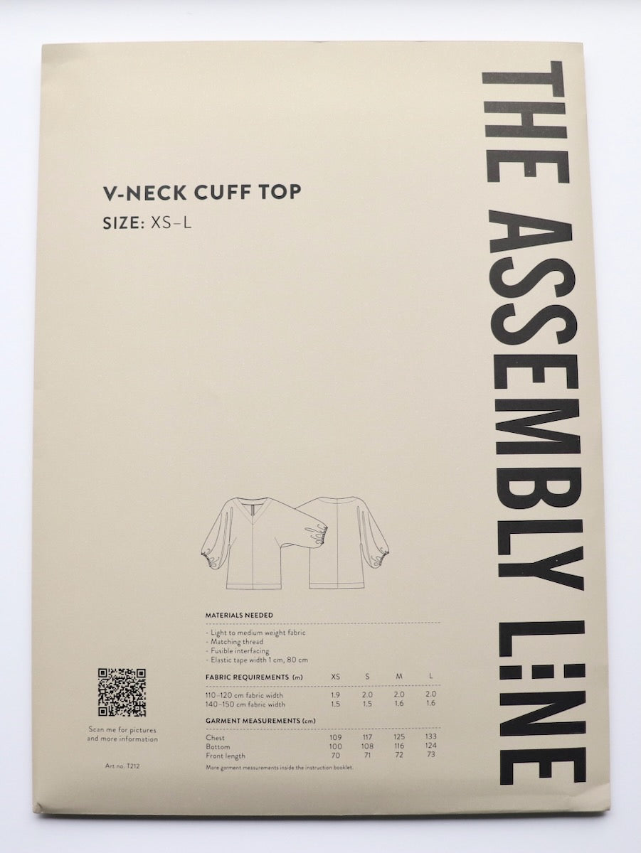 The Assembly Line V-Neck Cuff Top