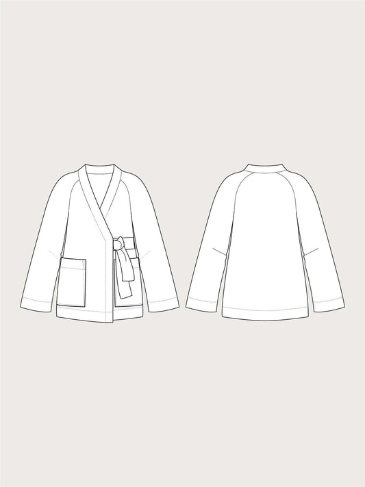 The Assembly Line Wrap Jacket sewing pattern