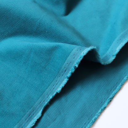 blue pinwale cotton corduroy fabric from Japan