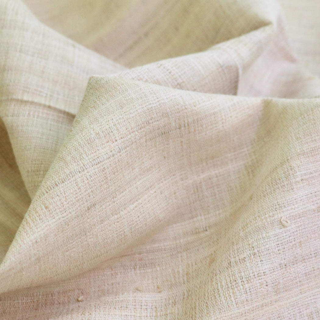 Almond Handloom Cotton Silk – Loom and Stars