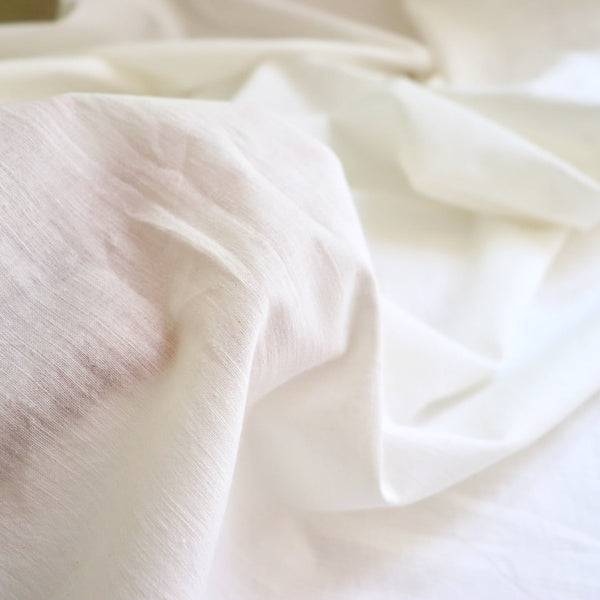 white khadi cotton handloom fabric