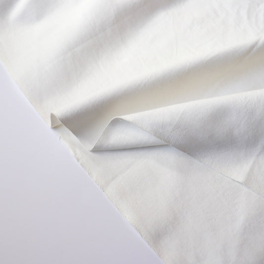 Swatch — Ivory Handloom Cotton Canvas