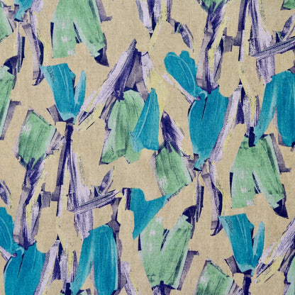 Expressionist Linen Cotton — Yellows