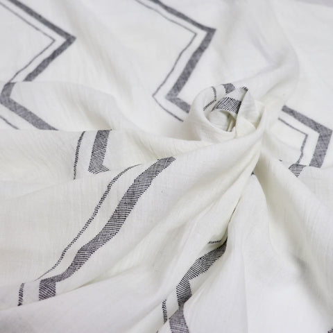 white khadi cotton jamdani fabric
