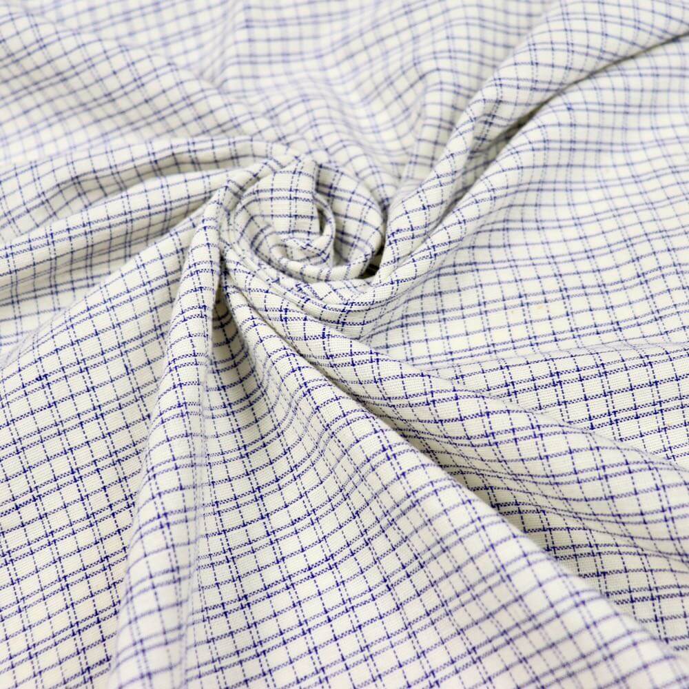 handloom checks khadi cotton sewing fabric