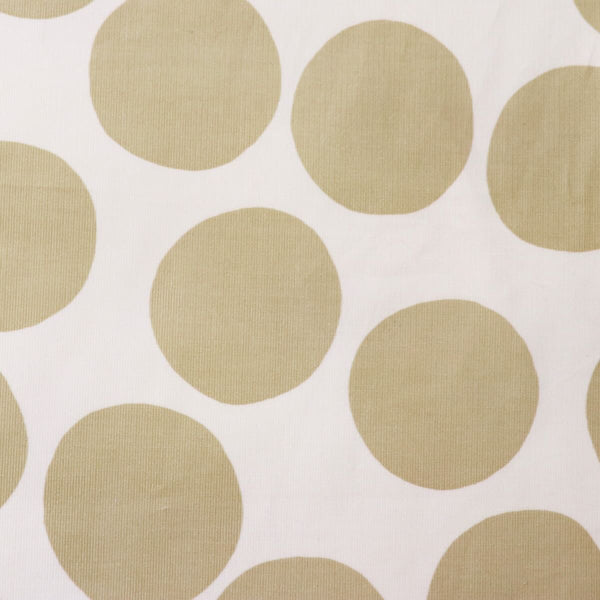 beige polka dot Japanese corduroy print