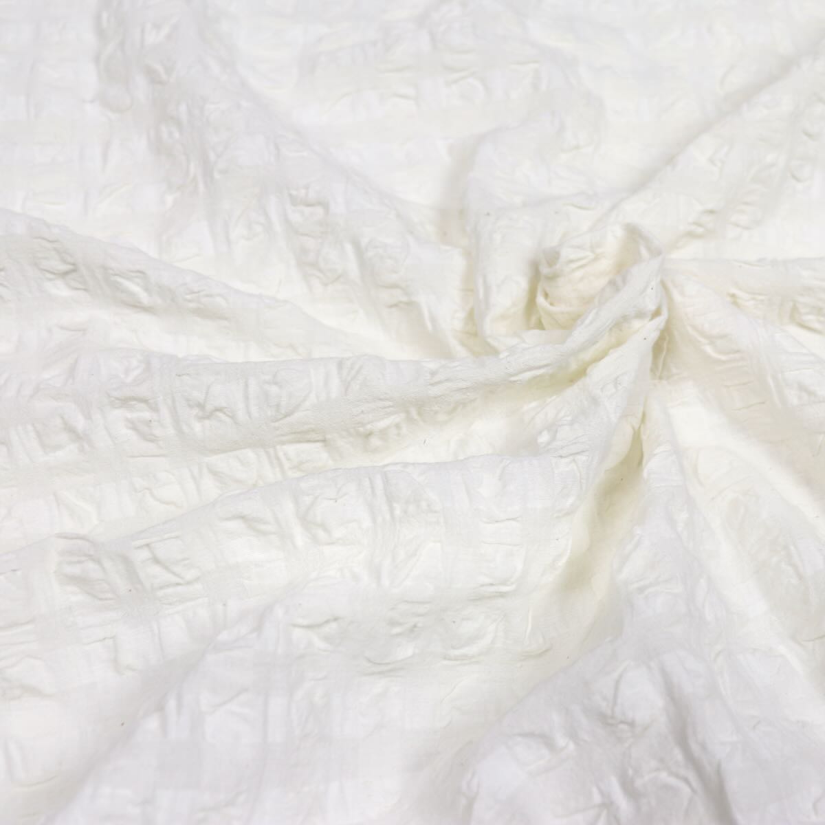all cotton seersucker fabric hand woven texture