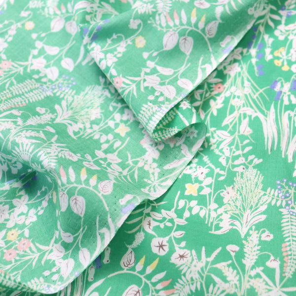 floral print cotton lawn from Hokkoh Japan